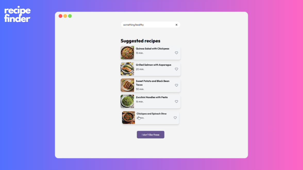 Recipe Finder - AI-Powered